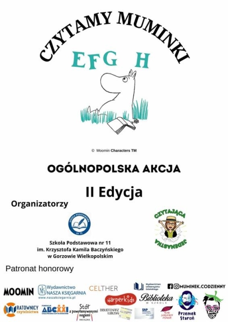 Ogólnopolska akcja ”Czytamy Muminki” – II edycja