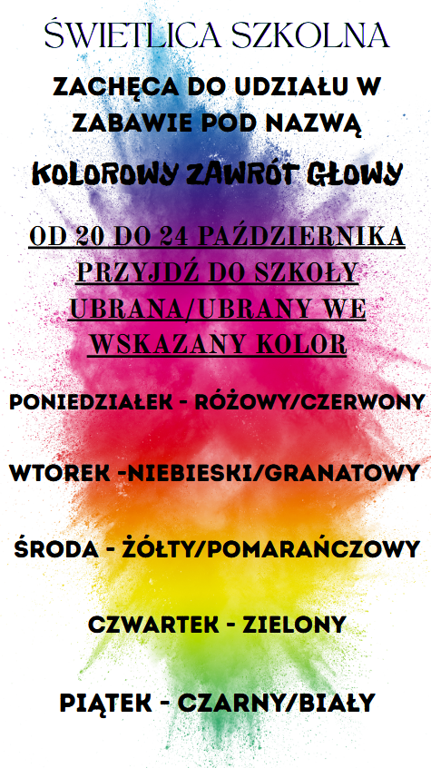 Kolorowy zawrót głowy w naszej świetlicy