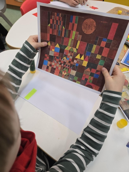 ''Zabawa sztuką'' zajęcia inspirowane twórczością Paula Klee