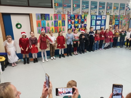 Świąteczne spotkanie klasy 2C