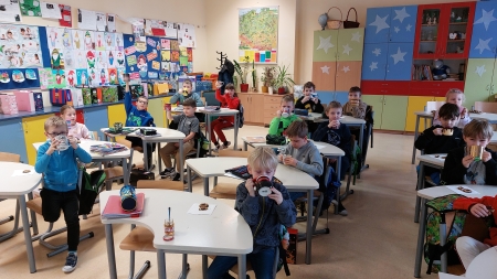 Ciekawa lekcja w klasie 1C