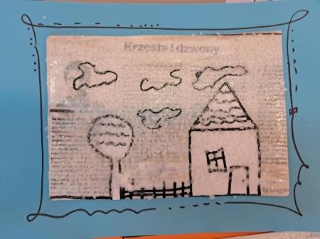 Zimowe krajobrazy w świetlicy klas III