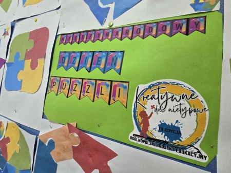 Ogólnopolski projekt edukacyjny ''Kreatywne dni nietypowe'' - Dzień Puzzli