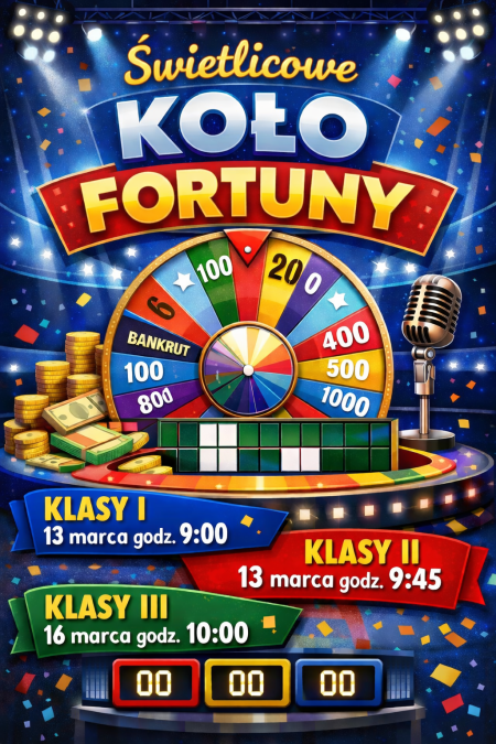 Świetlicowy teleturniej „Koło fortuny''