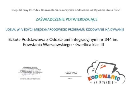 Kodowanie na dywanie